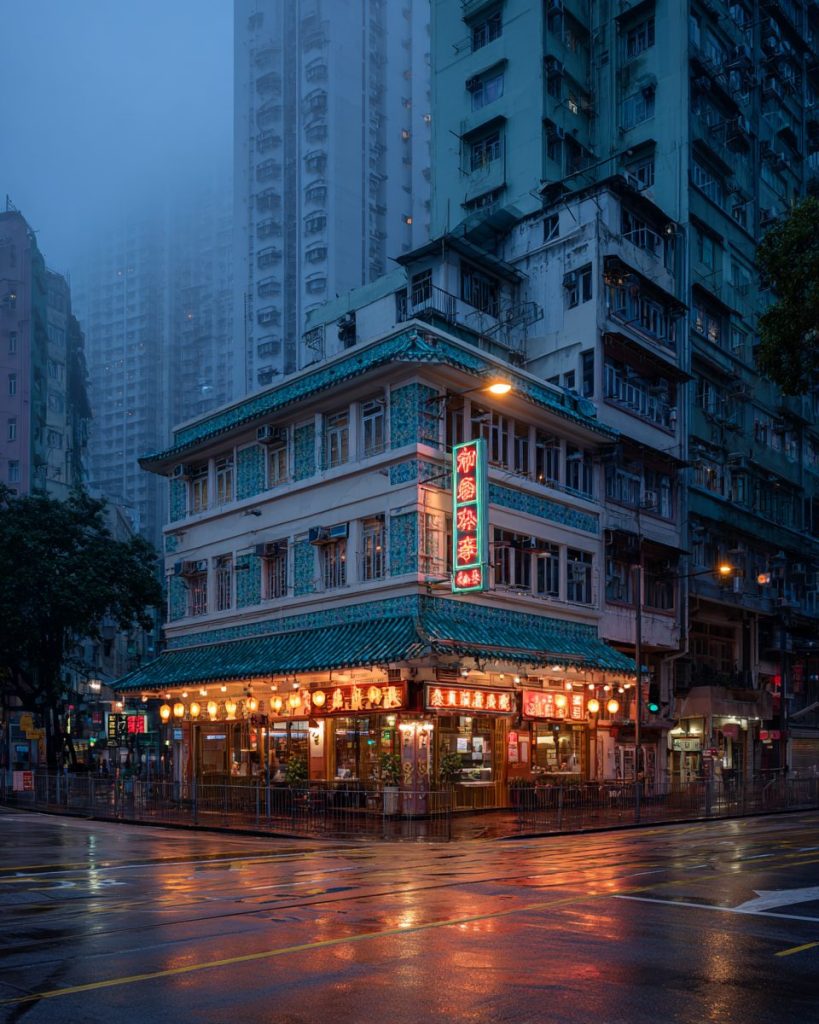 Old Chinese Restaurants of Hong Kong AI Artwork 8