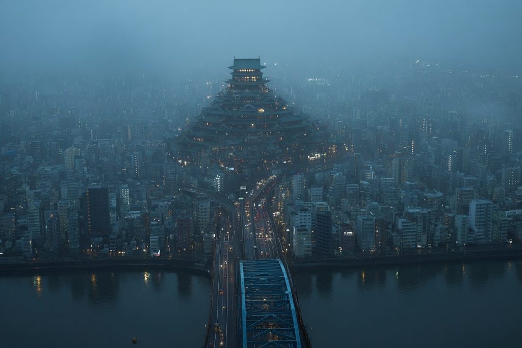 The Cityscapes of Neo Japan AI Artwork 18