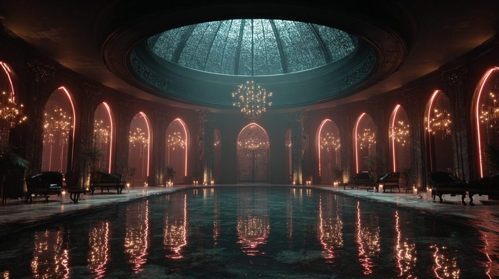 The Futuristic Gothic Buildings AI Artwork 18