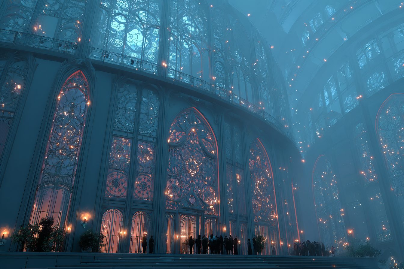 The Futuristic Gothic Buildings the-futuristic-gothic-buildings