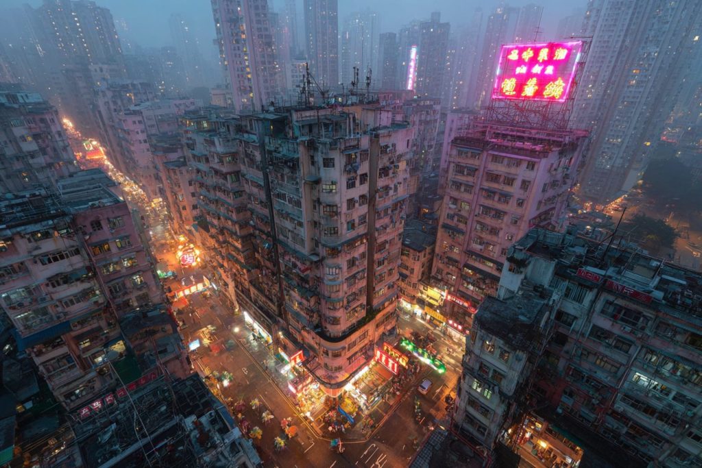 Vivid Neon Signs of Hong Kong City AI Artwork 11