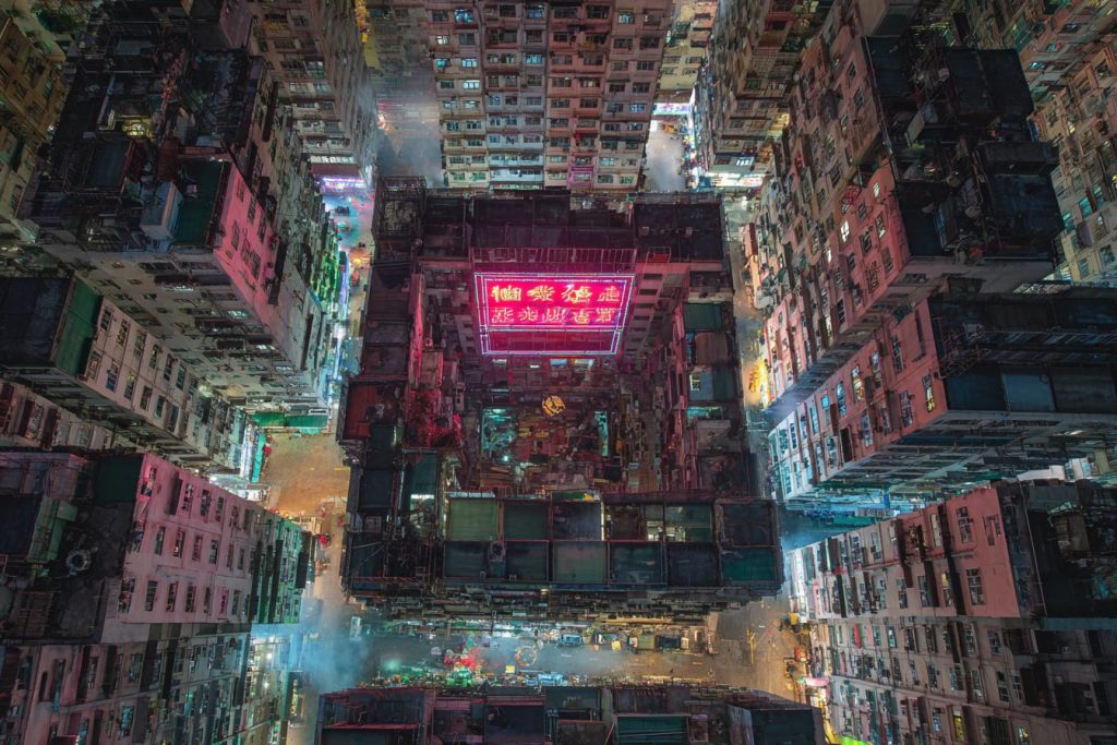 Vivid Neon Signs of Hong Kong City AI Artwork 12
