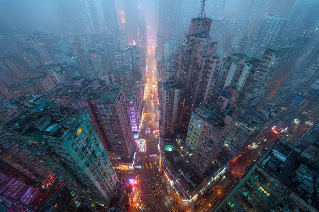 Vivid Neon Signs of Hong Kong City AI Artwork 14