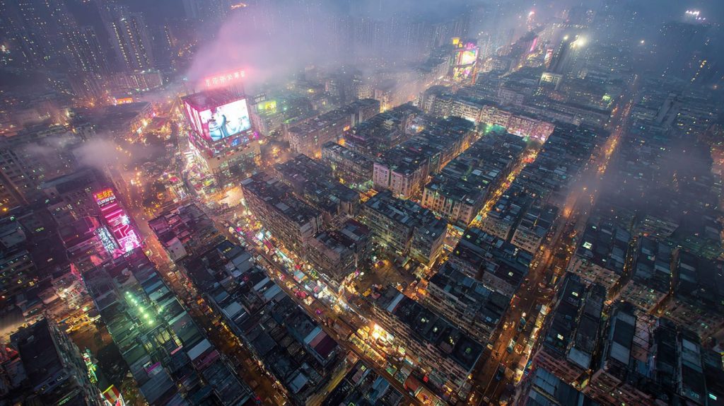 Vivid Neon Signs of Hong Kong City AI Artwork 21