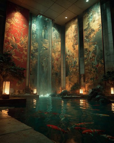 Japanese Interior Wall Arts AI Artwork
