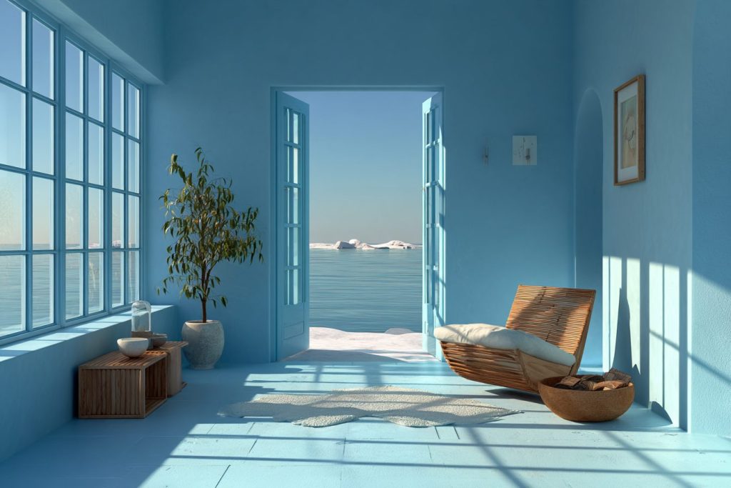 Waterfront Homes very close to the Sea AI Artwork 10