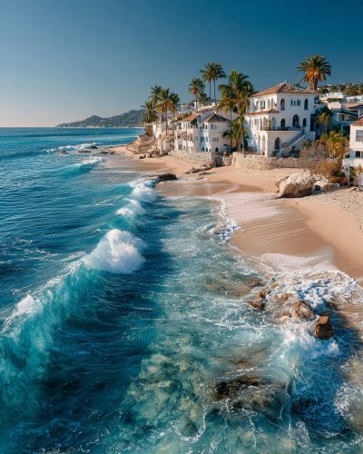 Beautiful Beaches with Blue Waters AI Artwork