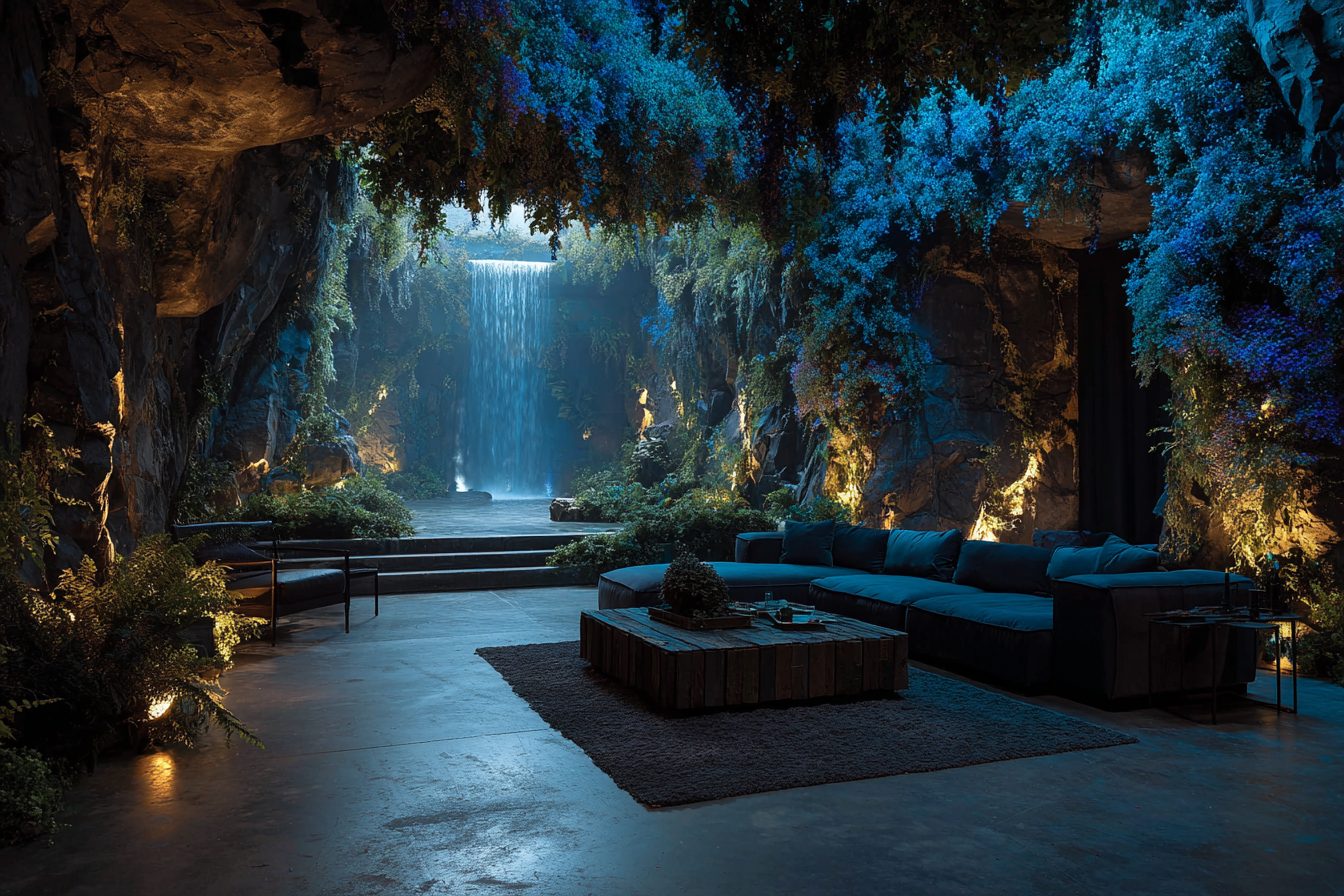 Cave Interior Sitting Areas to Enjoy Peace