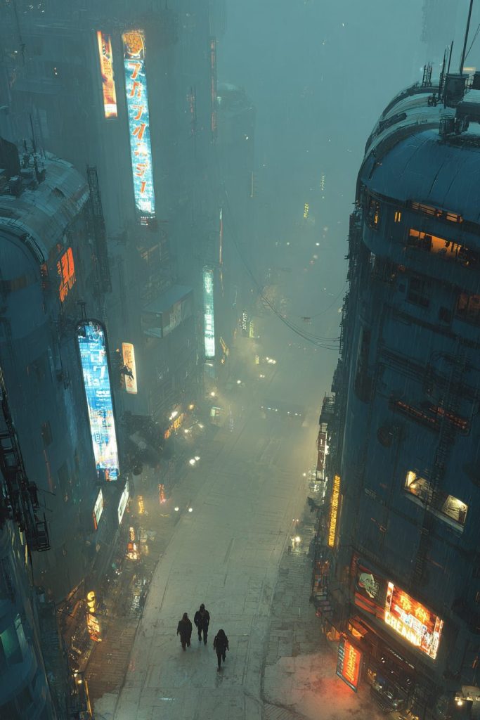 The Colorful Neon Cityscapes AI Artwork 3