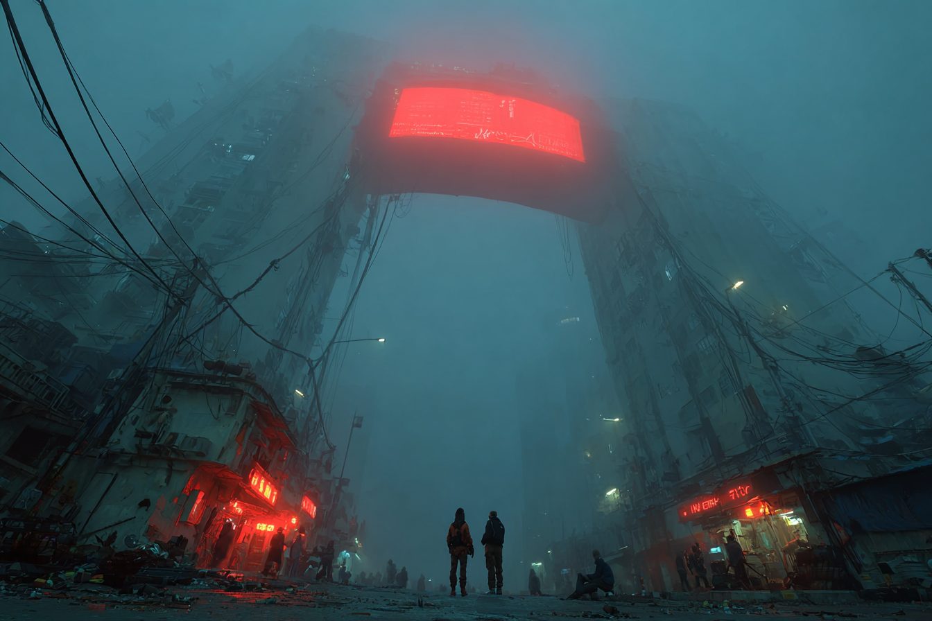 The Tall Buildings of Cyberpunk City