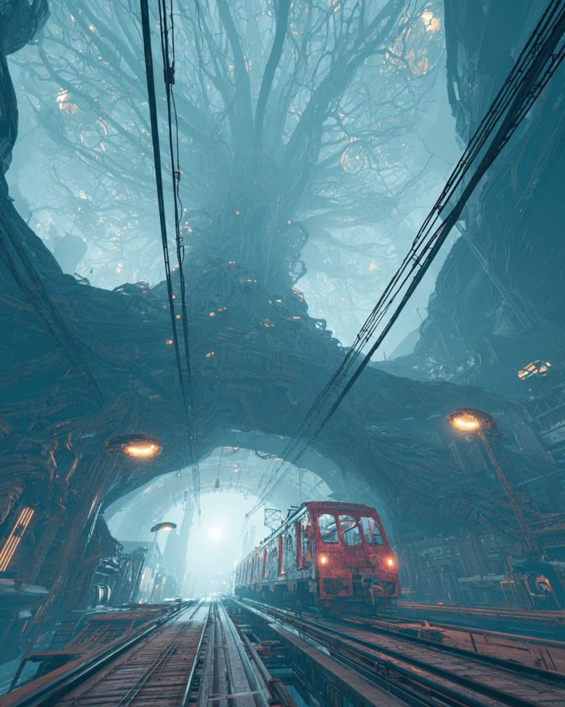 The Trees of the Future AI Artwork 2
