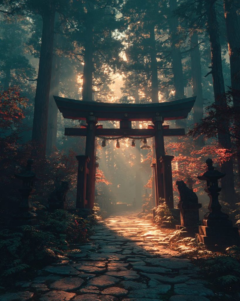 Whimsical Places of Japan AI Artwork 10