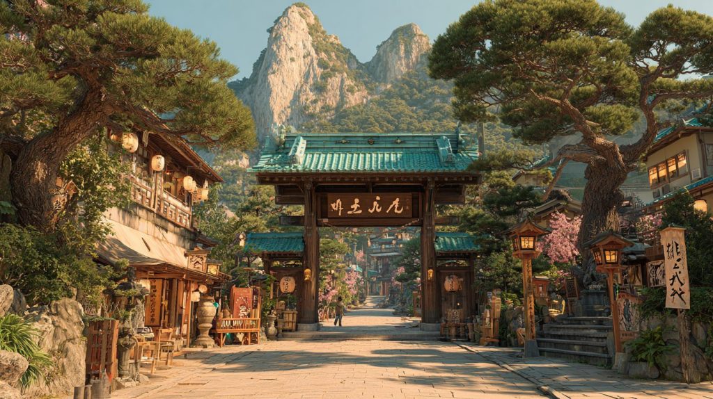 Whimsical Places of Japan AI Artwork 11