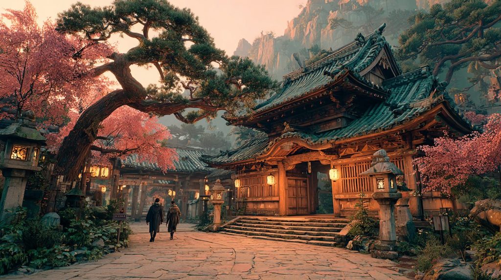 Whimsical Places of Japan AI Artwork 7