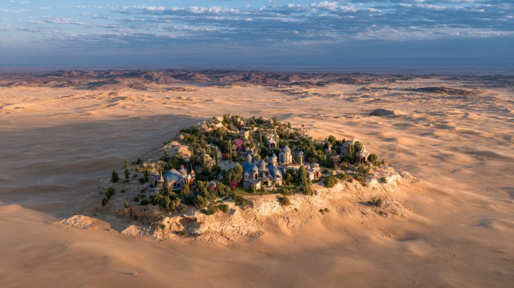 Whimsical Places of the Desert AI Artwork 12