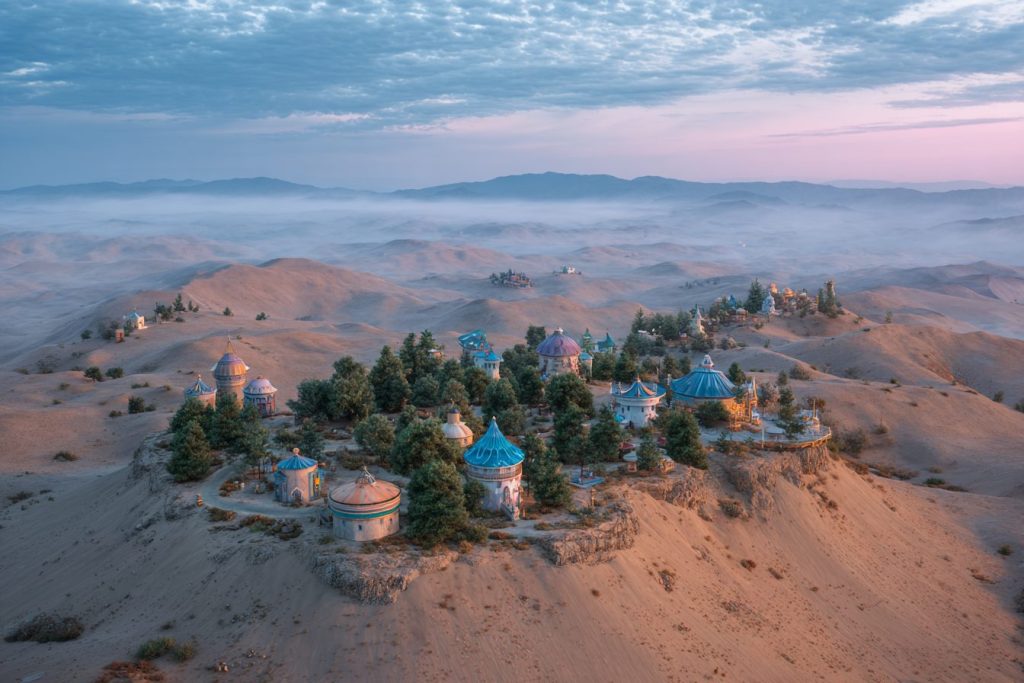 Whimsical Places of the Desert AI Artwork 9