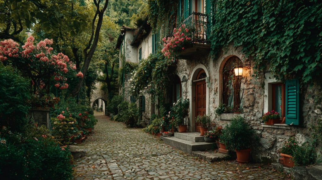 Lovely Stone Streets AI Artwork 6