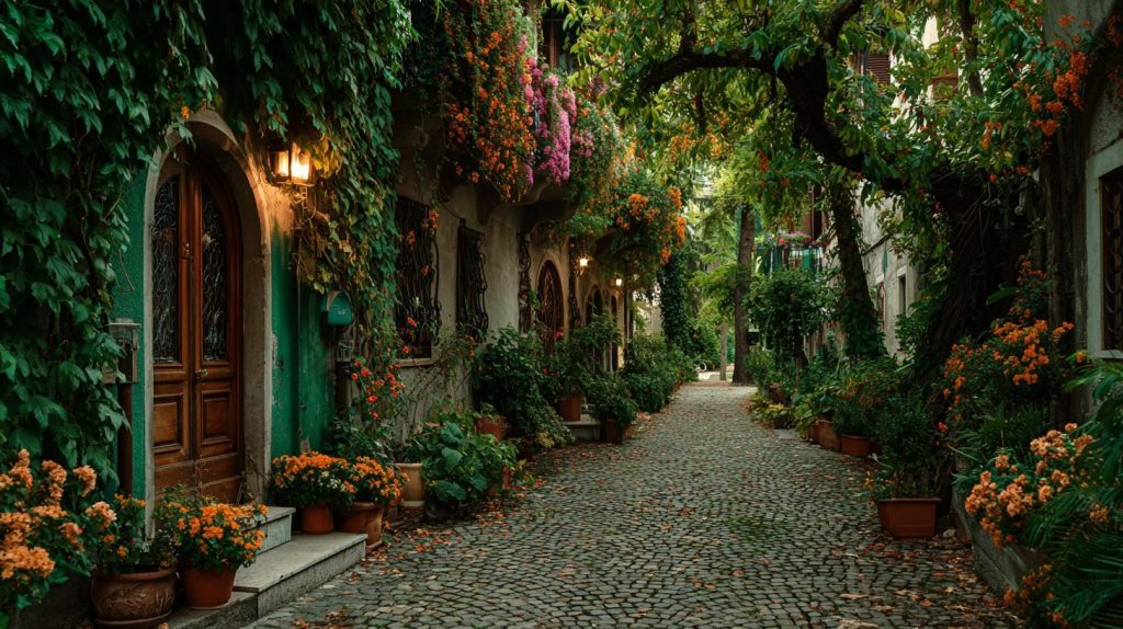 Lovely Stone Streets AI Artwork 7