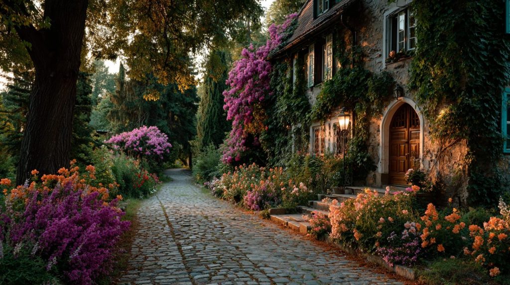 Lovely Stone Streets AI Artwork 8