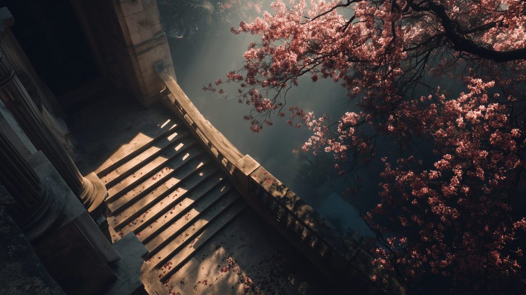 Stairways of Brutalist Buildings AI Artwork 4